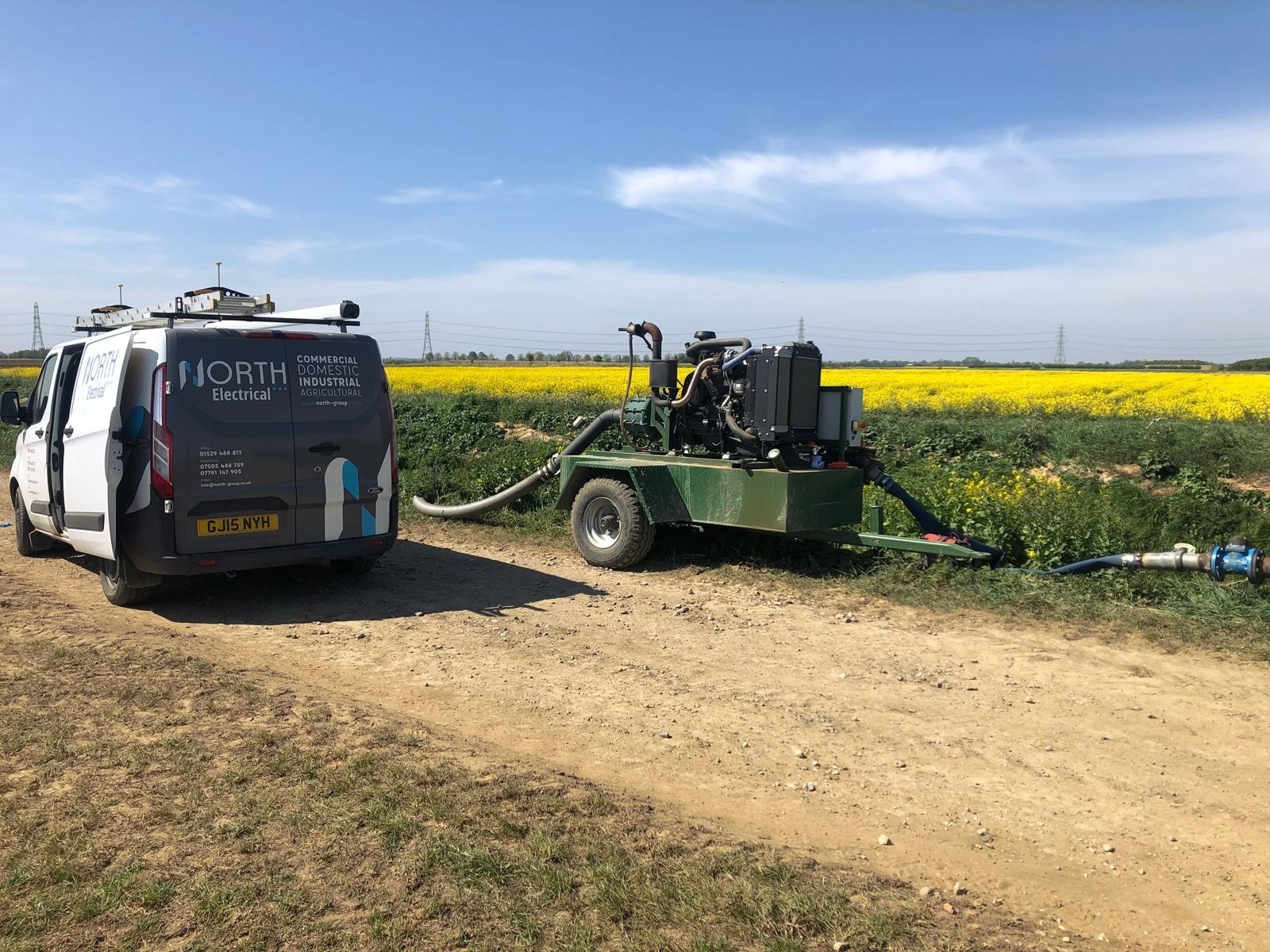 agricultural electrical services | north electrical van fixing farm machinery